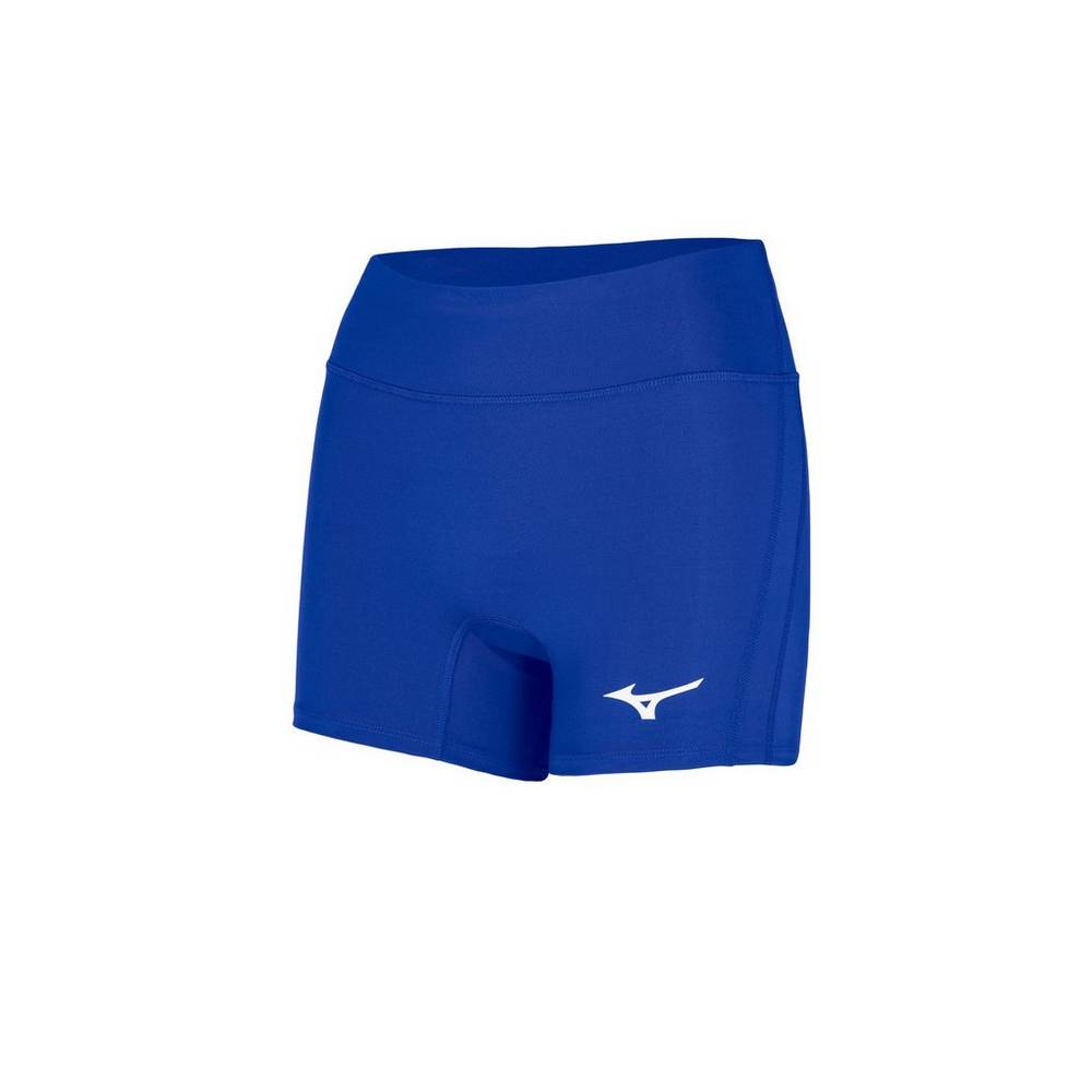 Pantalones Cortos Mizuno Elevated 4" Inseam Mujer Azul Real Baratas BQCP-76493